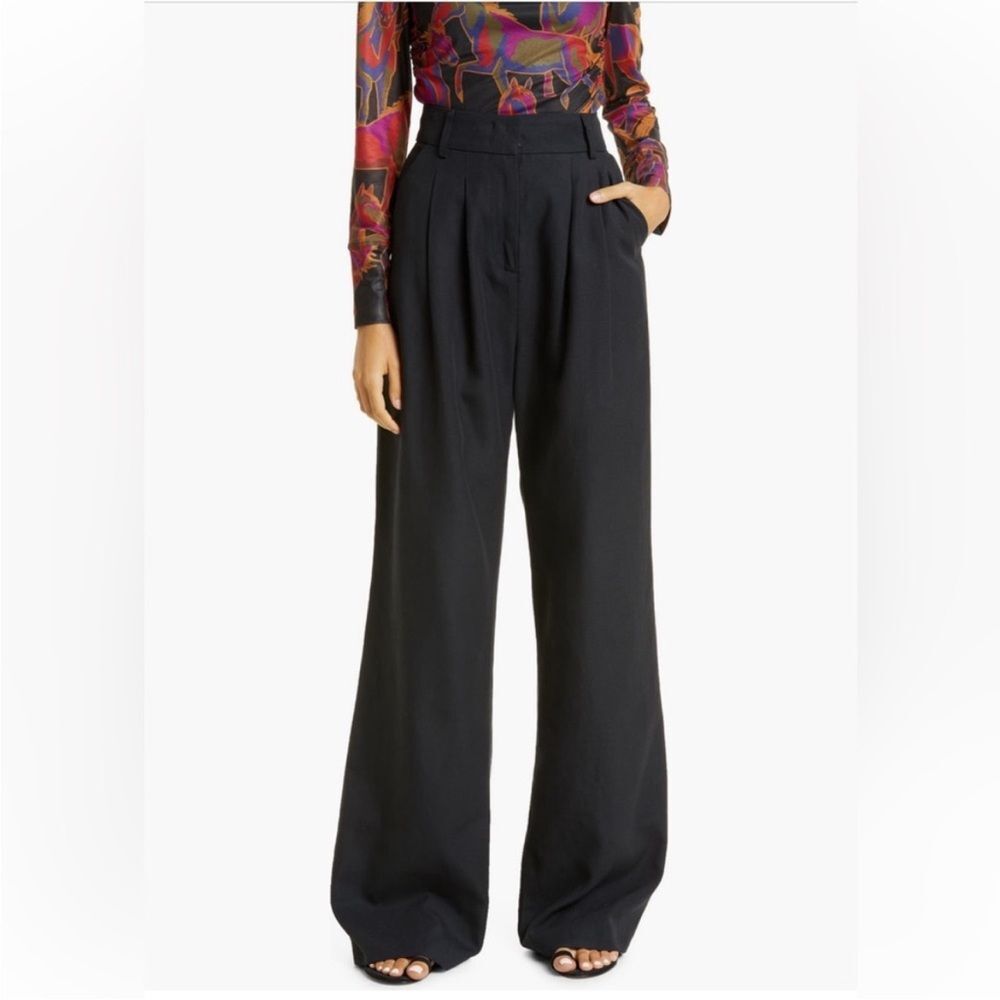 Farm Rio Wide Leg Ribbed Twill Pants - Picture 2 of 12